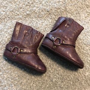Frye boots baby girl size infant 3 - Plum color